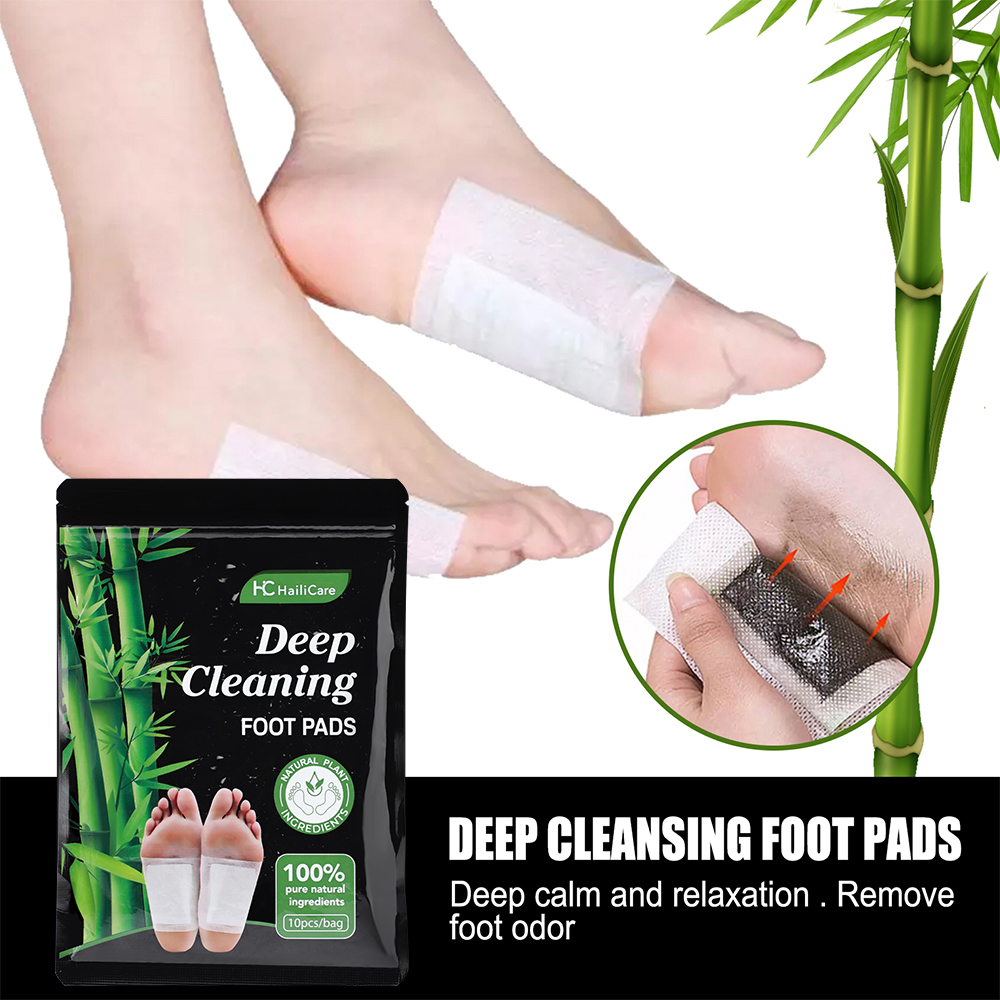 Detox Foot Patch - 10 parches de carbón de bambú
