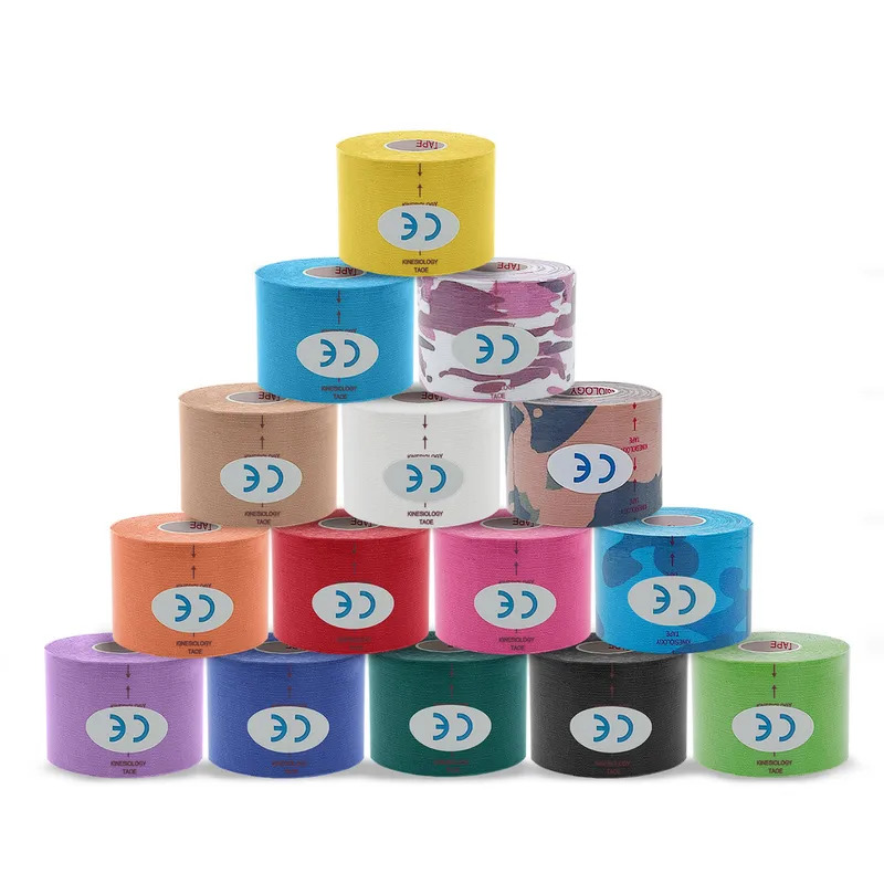 Sports Taping Precut - Cinta adhesiva de kinesiología impermeable para