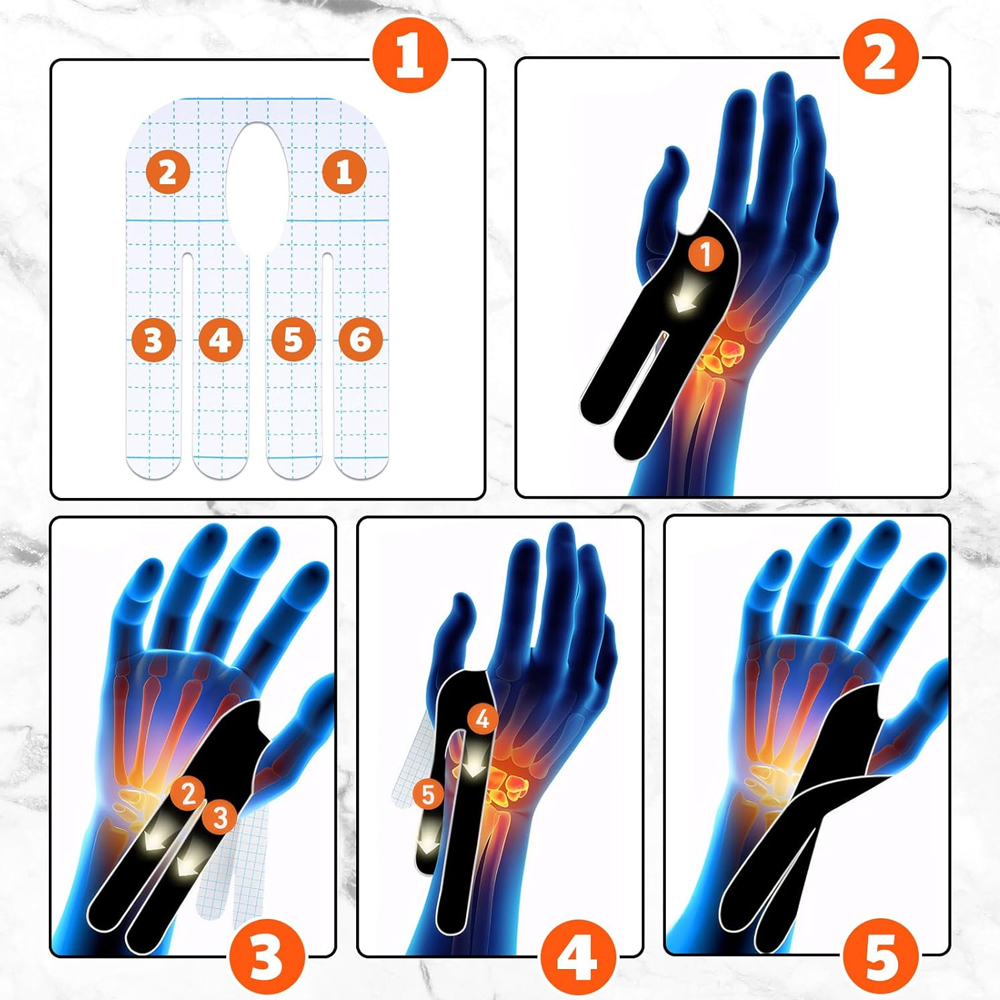 【5/10PCS] Cinta de muñeca prec - Sports Taping Precut reseña y precio
