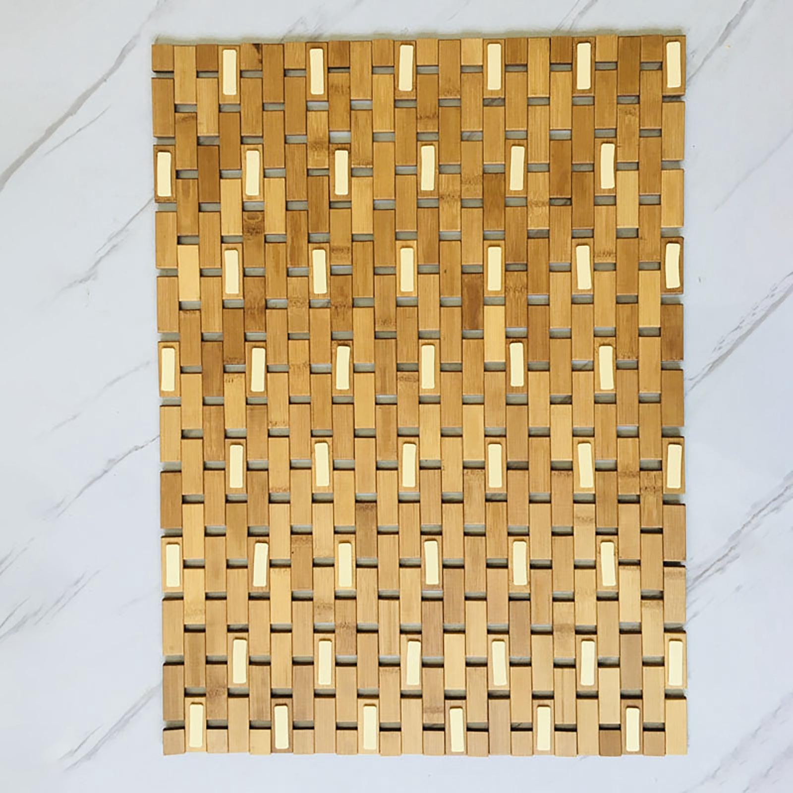 Alfombra de Baño Antideslizant - Bamboo Bath Mat reseña y precio
