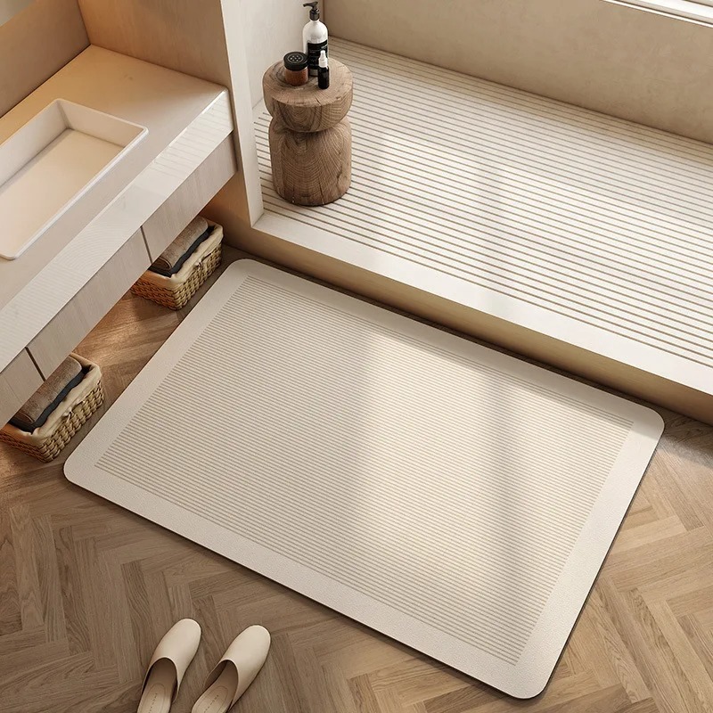 Alfombra de Baño de Diatomita  - Bamboo Bath Mat reseña y precio