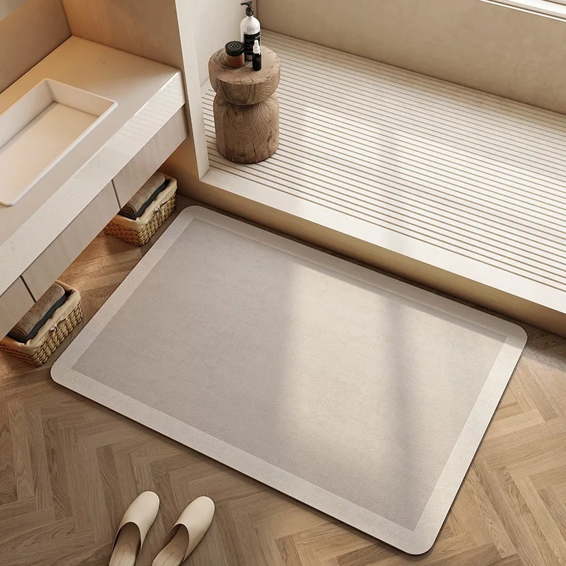 Alfombra de Baño de Diatomita  - Bamboo Bath Mat reseña y precio