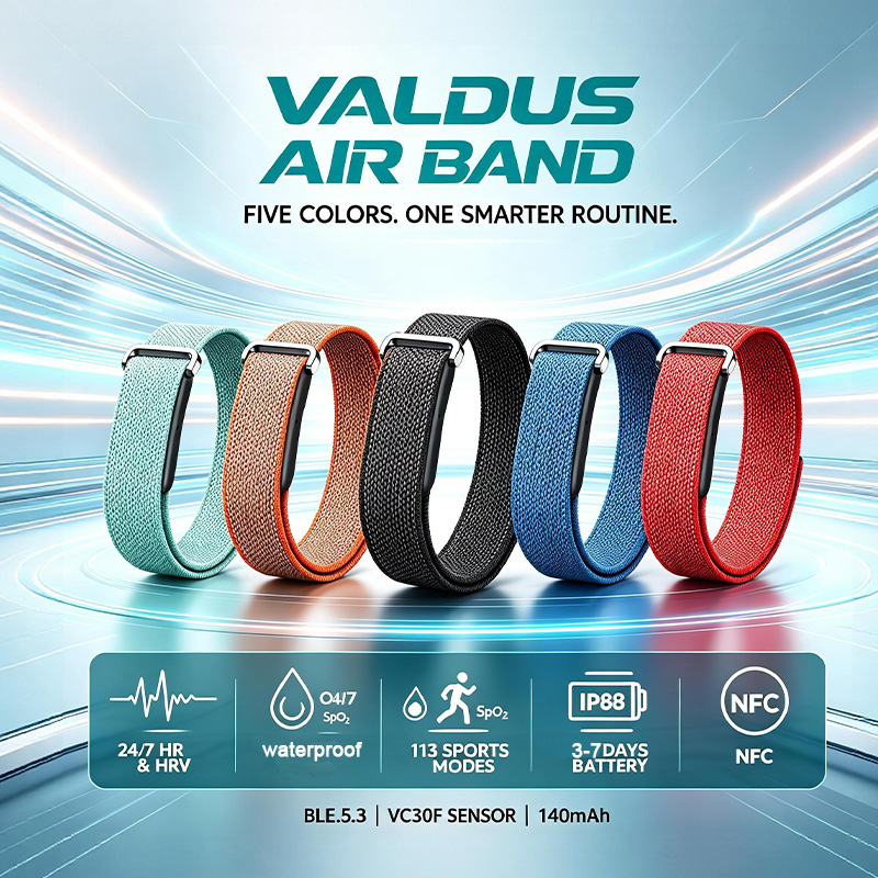 Pulsera Inteligente VALDUS Air - Health Wellness Bracelet reseña y precio