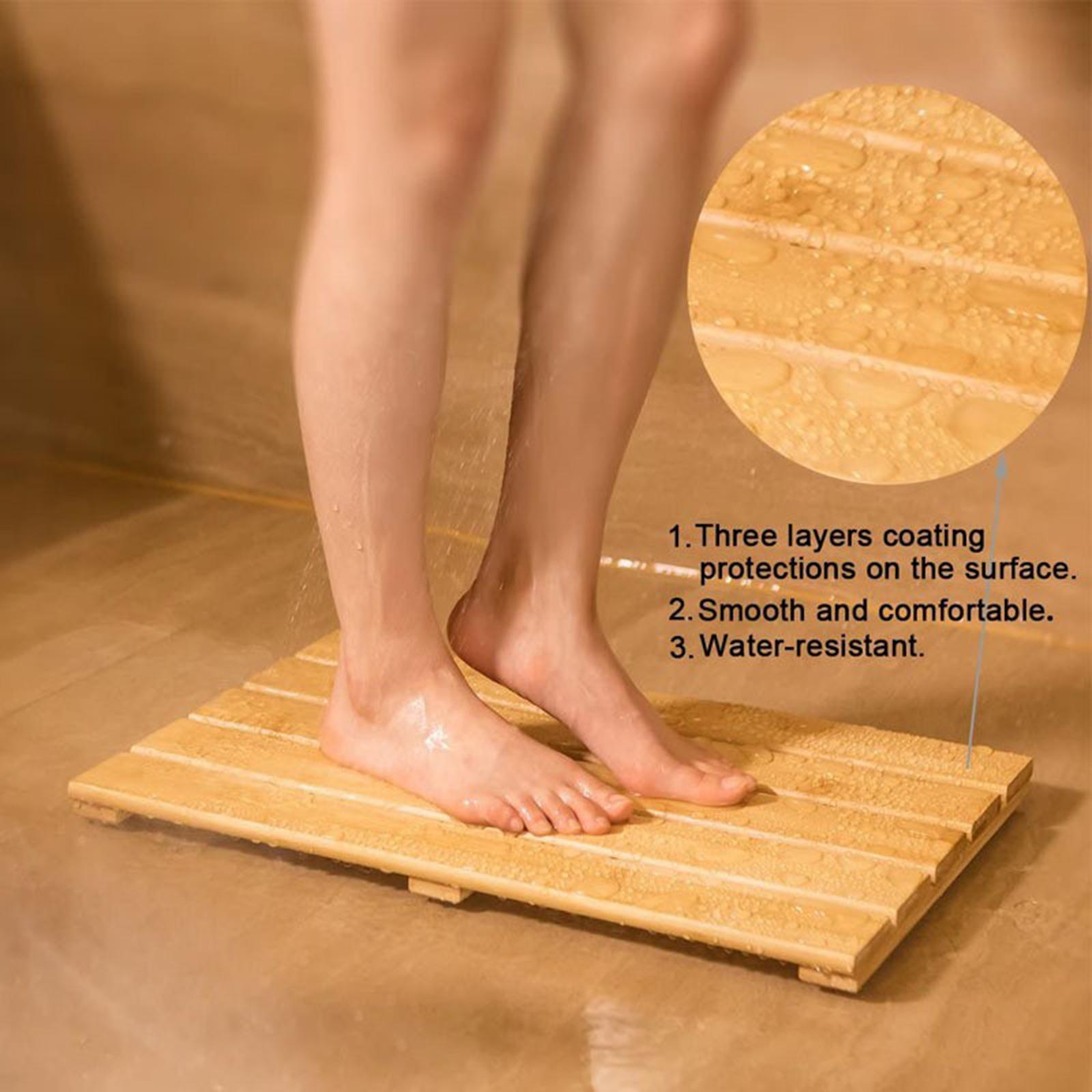 Alfombra de baño de bambú, dec - Bamboo Bath Mat reseña y precio