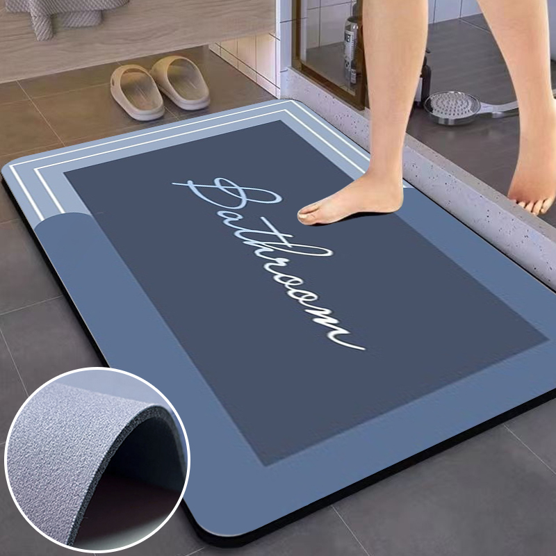 Alfombra absorbente para baño, - Bamboo Bath Mat reseña y precio