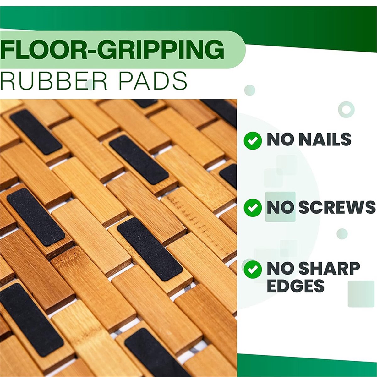 Alfombrilla de Baño de Bambú N - Bamboo Bath Mat reseña y precio