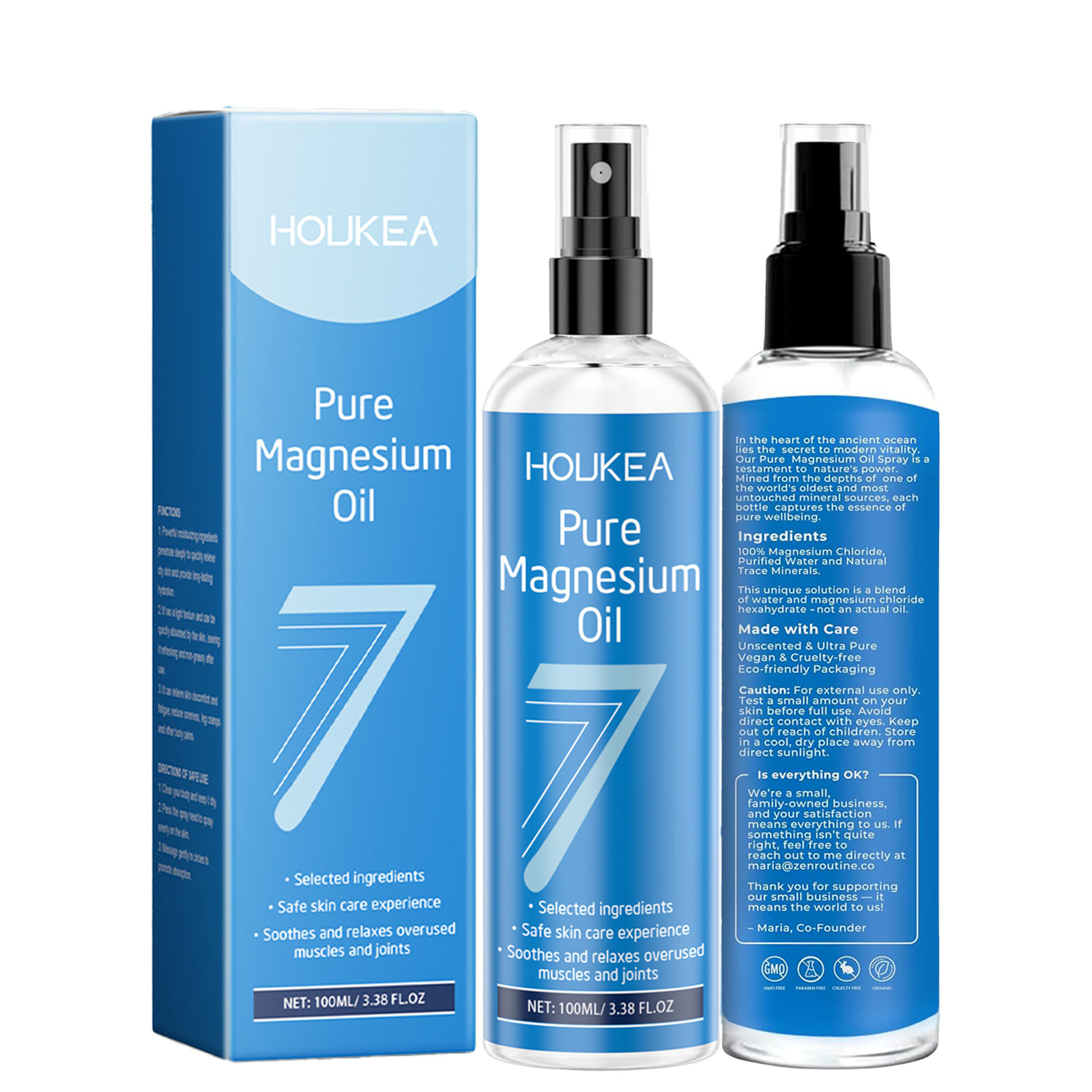 Spray de Aceite de Magnesio Pu - Bath Salts Magnesium reseña y precio