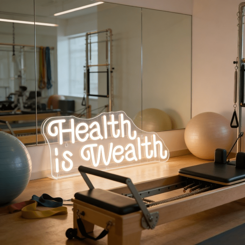 Letrero Luminoso LED de Neón ' - Health Wellness Lifestyle reseña y precio