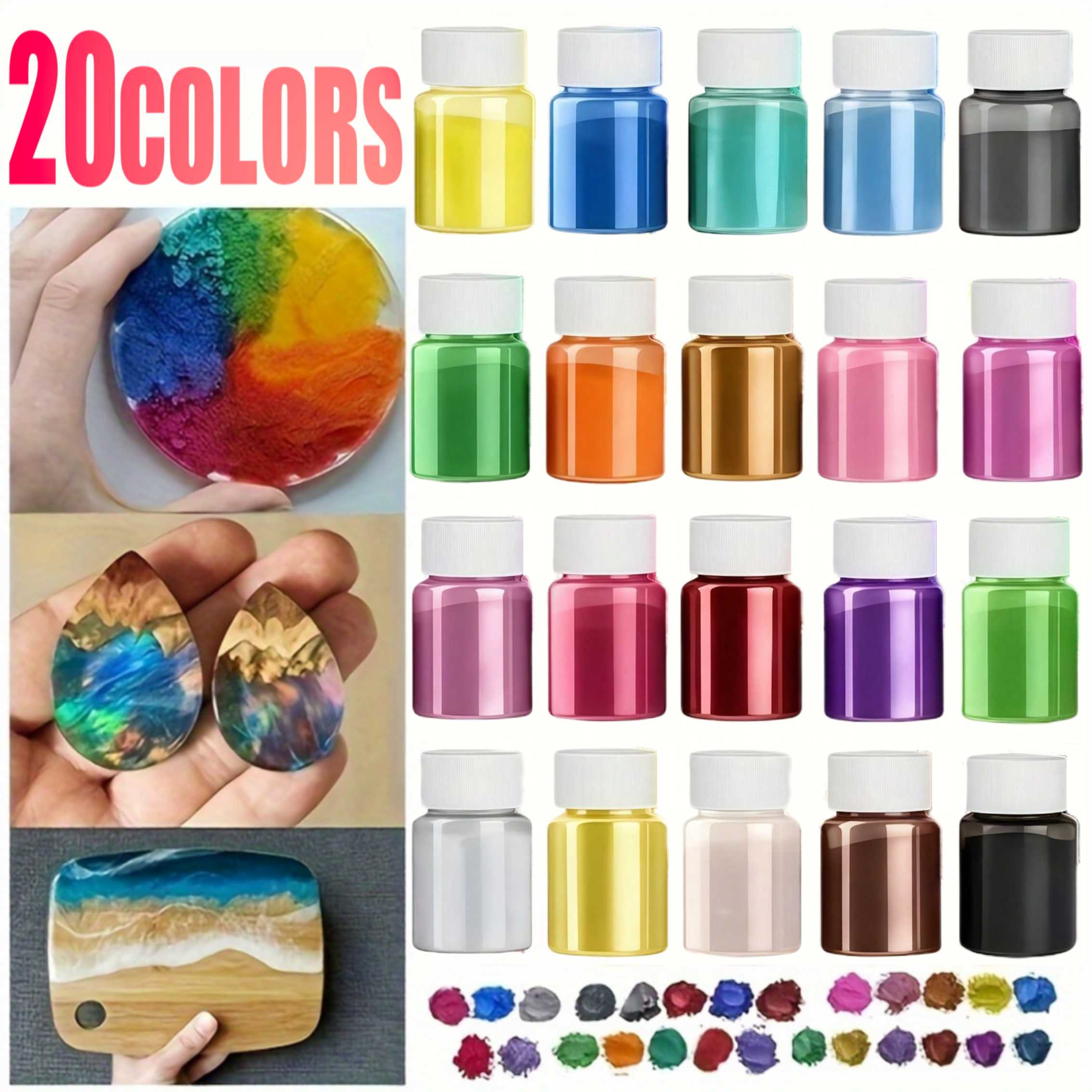 Paquete de 20 ml con 20 colore - Bath Salts Magnesium reseña y precio