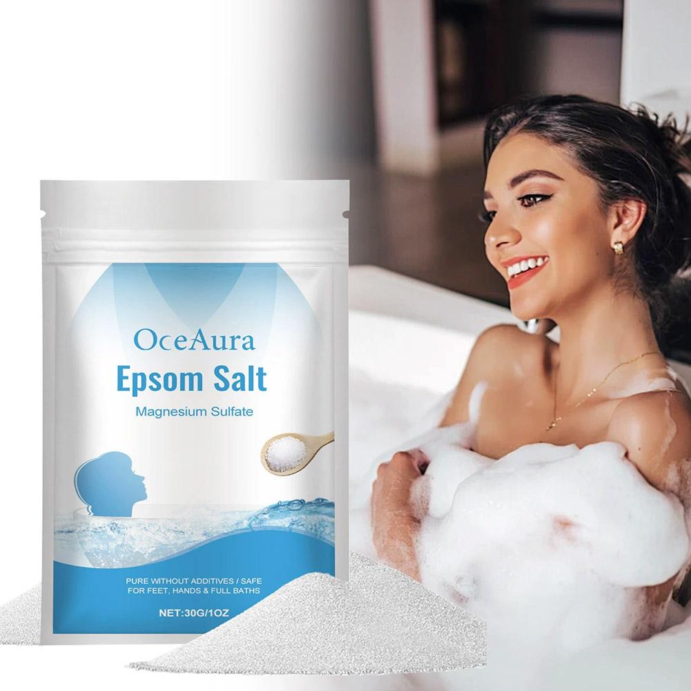 Epsom sal sulfato de magnesio  - Bath Salts Magnesium reseña y precio